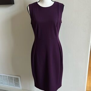 Calvin Klein Purple Sleeveless Dress